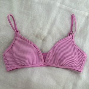 LA Hearts by Pacsun pink bikini top with padding